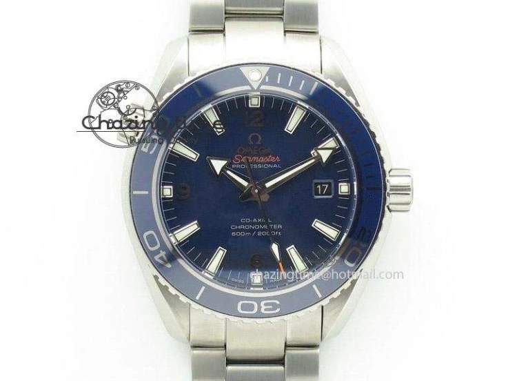 0322 Stylish Seamaster 300M Diver Rose Gold VSF 1:1 Best Edition Black Dial on Mesh Bracelet A 7662